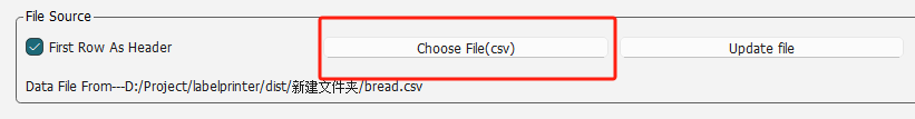 choose file