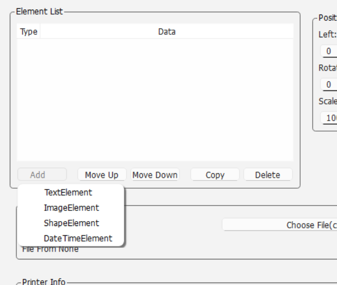Add element