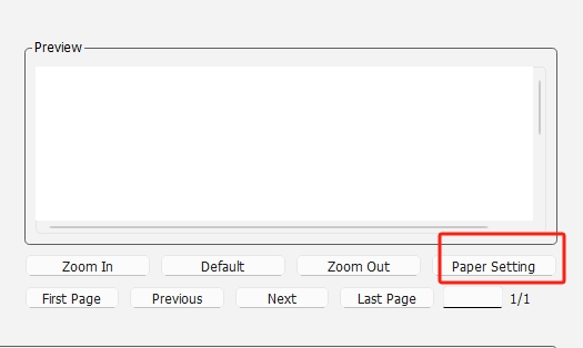 Setting paper