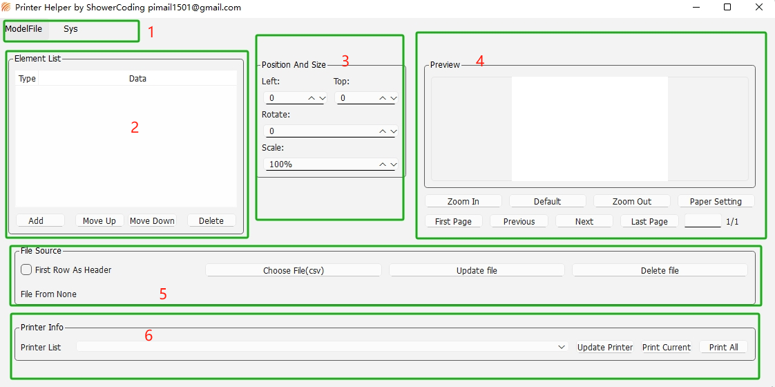 main UI
